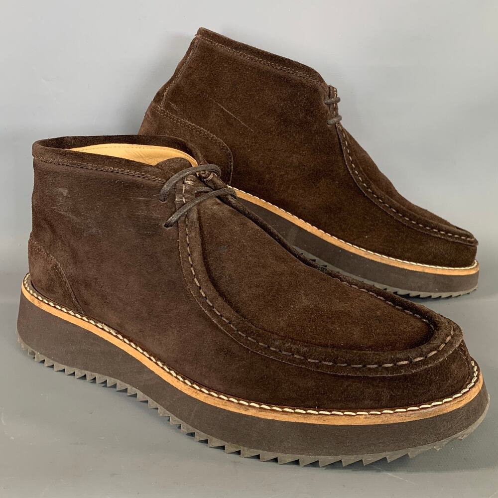 APC Size 8 Brown Suede Chukka Boots